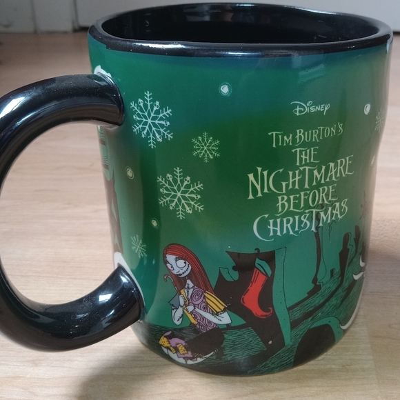 4/$15 Disney NIGHTMARE BEFORE CHRISTMAS Santa Jack Mug 25 Anniversary 3D Spinner - Picture 5 of 13